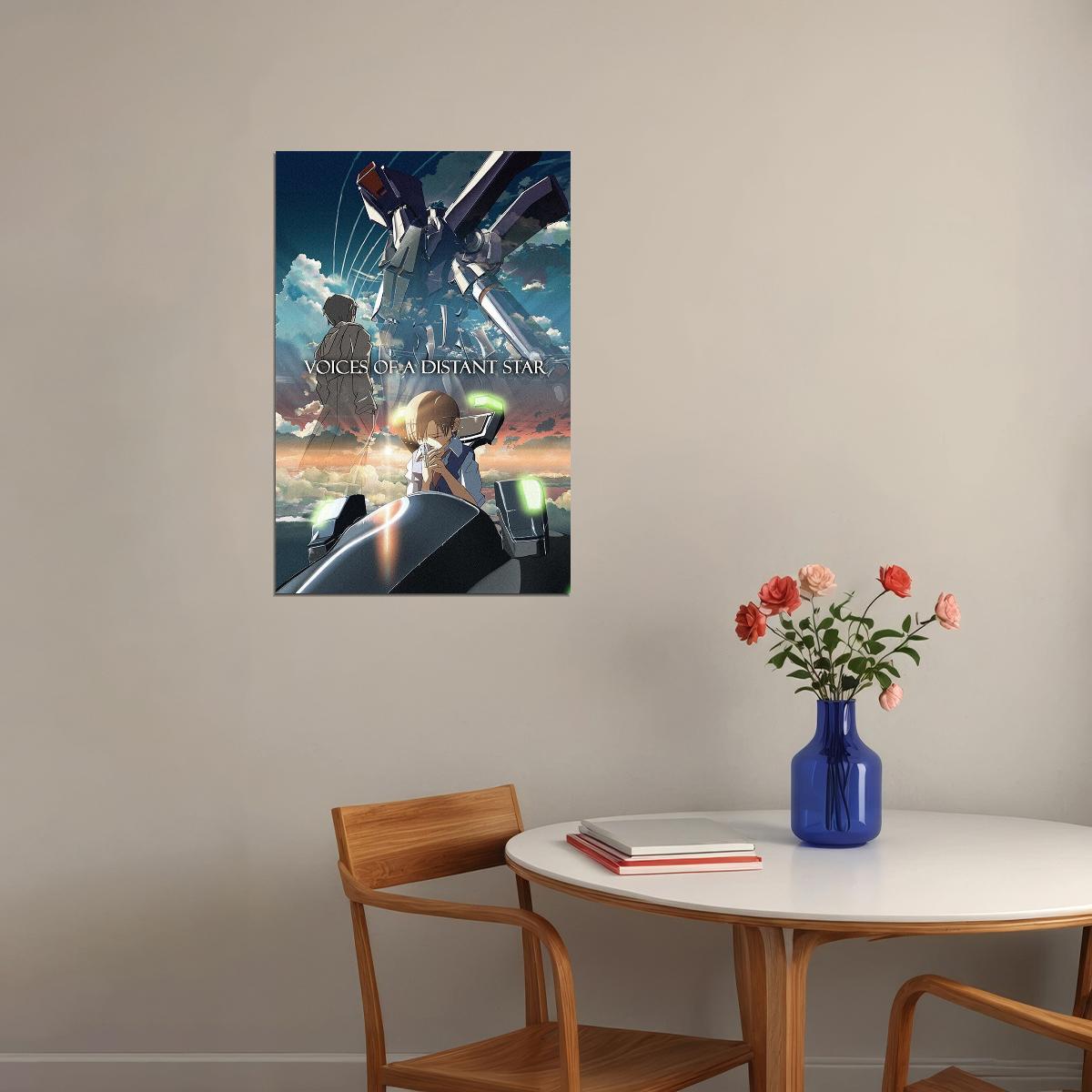 Voices Of A Distant Star Science Fiction Anime Film Poster Wall Art Print Home Wall Decor - xonomax