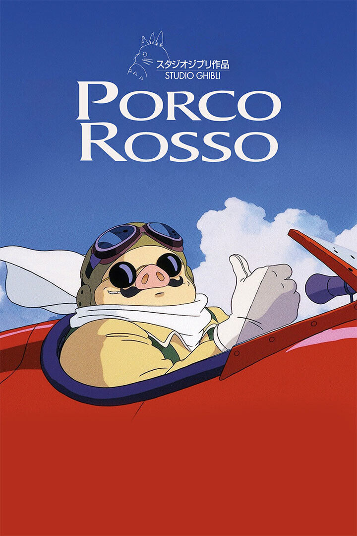 Porco Rosso Adventure Comedy Fantasy Film Movie Poster Wall Art Print Home Wall Decor - xonomax