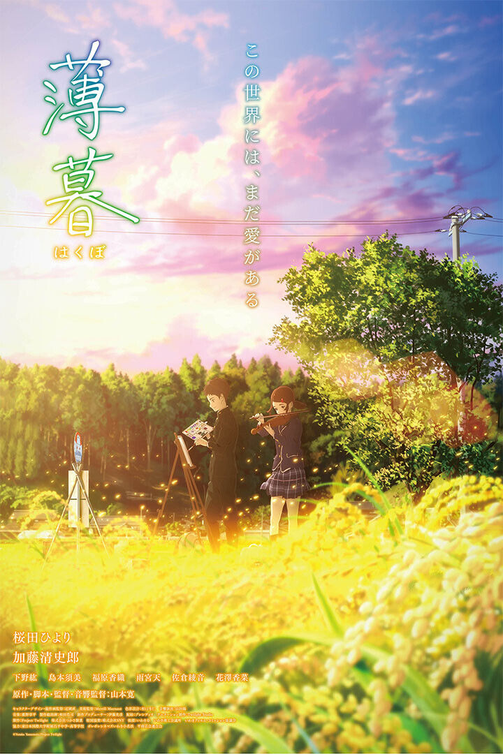 Hakubo Drama Romance Japanese Anime Cinema Film Poster Wall Art Print Home Wall Decor - xonomax