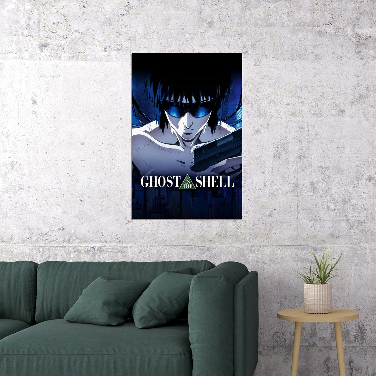 Ghost In The Shell 1995 Crime Mystery Anime Movie Poster Wall Art Print Home Wall Decor - xonomax