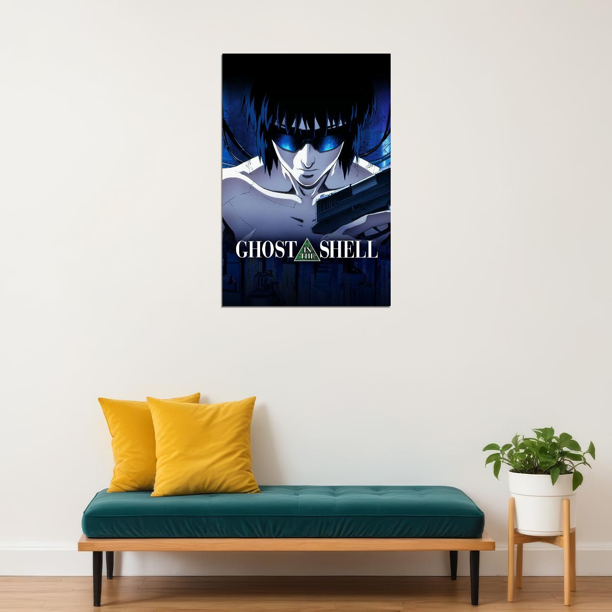 Ghost In The Shell 1995 Crime Mystery Anime Movie Poster Wall Art Print Home Wall Decor - xonomax