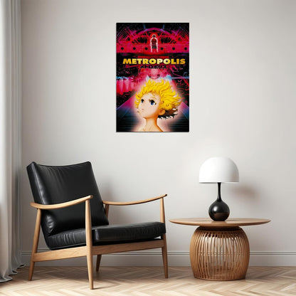 Metropolis 2001 Science Fiction Advenute Anime Film Movie Poster Wall Art Print Home Wall Decor - xonomax