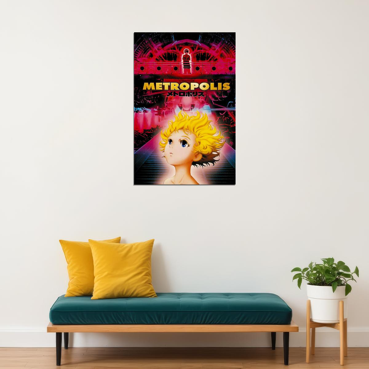 Metropolis 2001 Science Fiction Advenute Anime Film Movie Poster Wall Art Print Home Wall Decor - xonomax