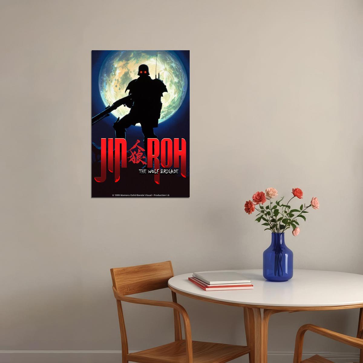 Jin Roh Action Science Fiction Anime Cinema Film Poster Wall Art Print Home Wall Decor