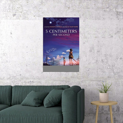 5 Centimeters Per Second Drama Family Anime Poster Wall Art Print Home Wall Decor - xonomax