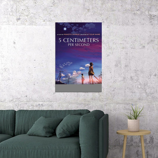 5 Centimeters Per Second Drama Family Anime Poster Wall Art Print Home Wall Decor - xonomax