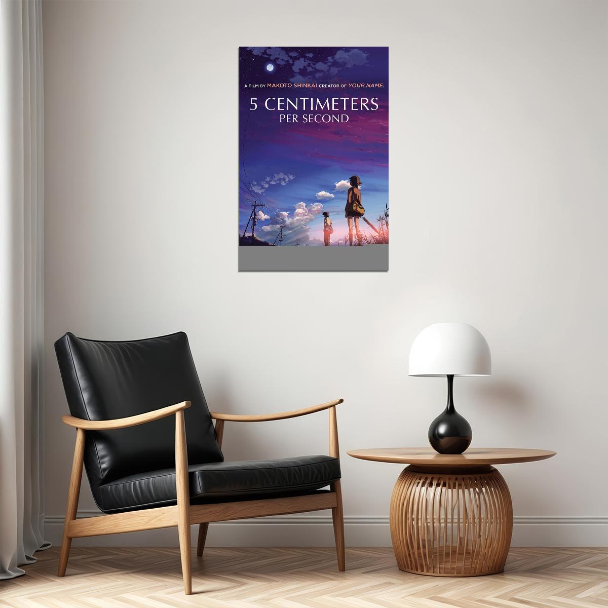 5 Centimeters Per Second Drama Family Anime Poster Wall Art Print Home Wall Decor - xonomax