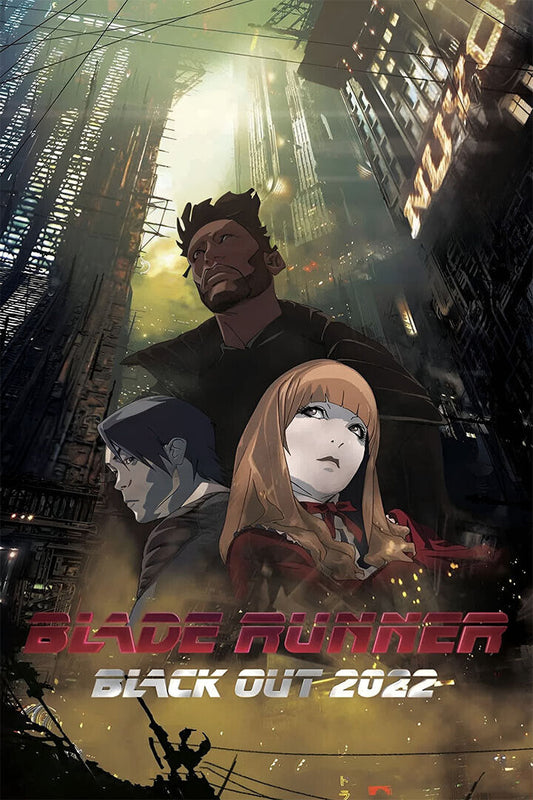 Blade Runner Black Out 2022 Science Fiction Anime Poster Wall Art Print Home Wall Decor - xonomax