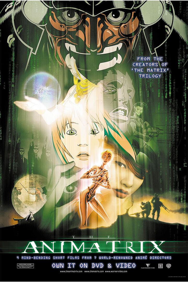 Animatrix Science Fiction Action Short Film Collection Poster Wall Art Print Home Wall Decor - xonomax