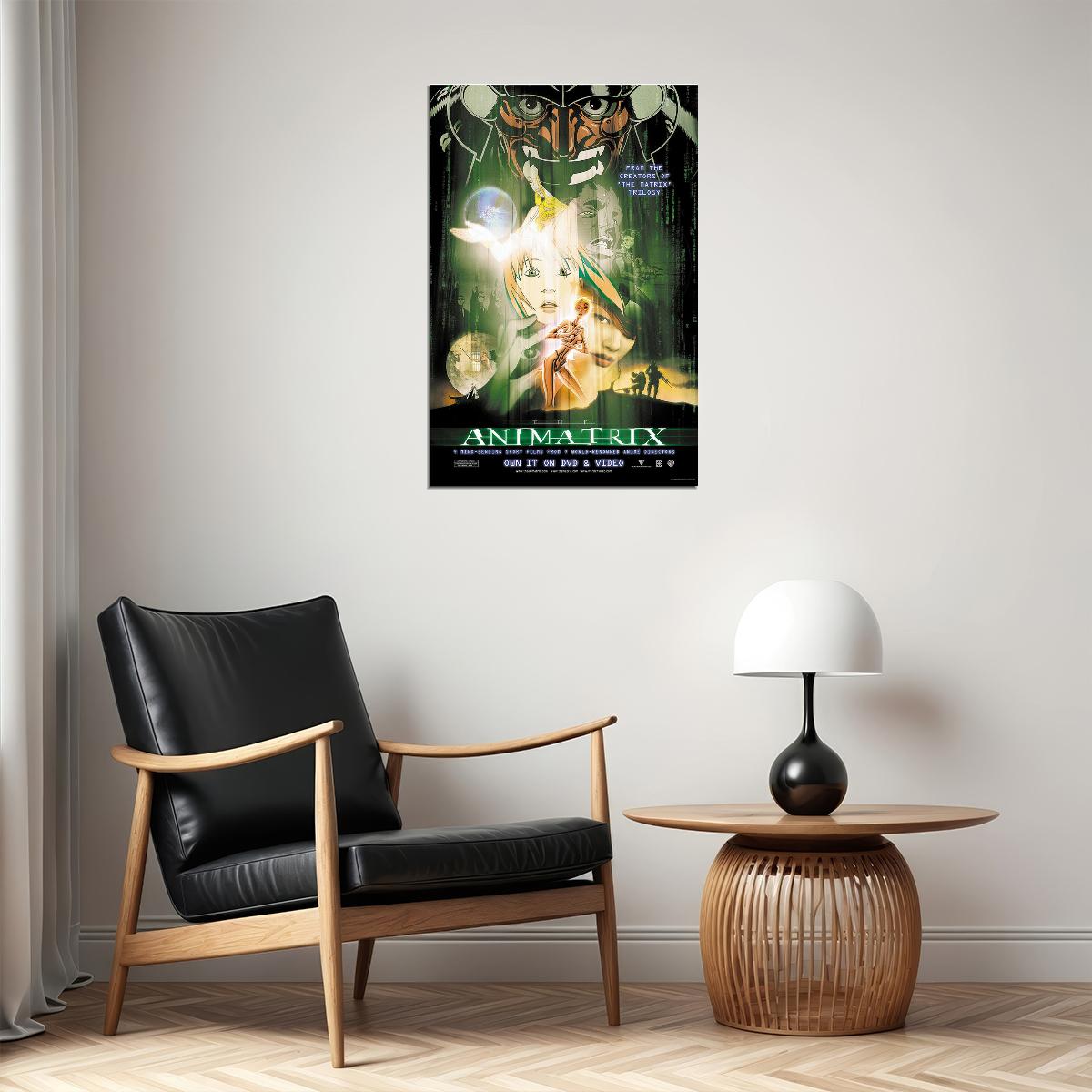 Animatrix Science Fiction Action Short Film Collection Poster Wall Art Print Home Wall Decor - xonomax