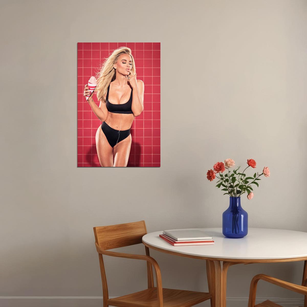 Alix Earle Celebrity American Social Media Personality Poster Wall Art Print Home Wall Decor - xonomax