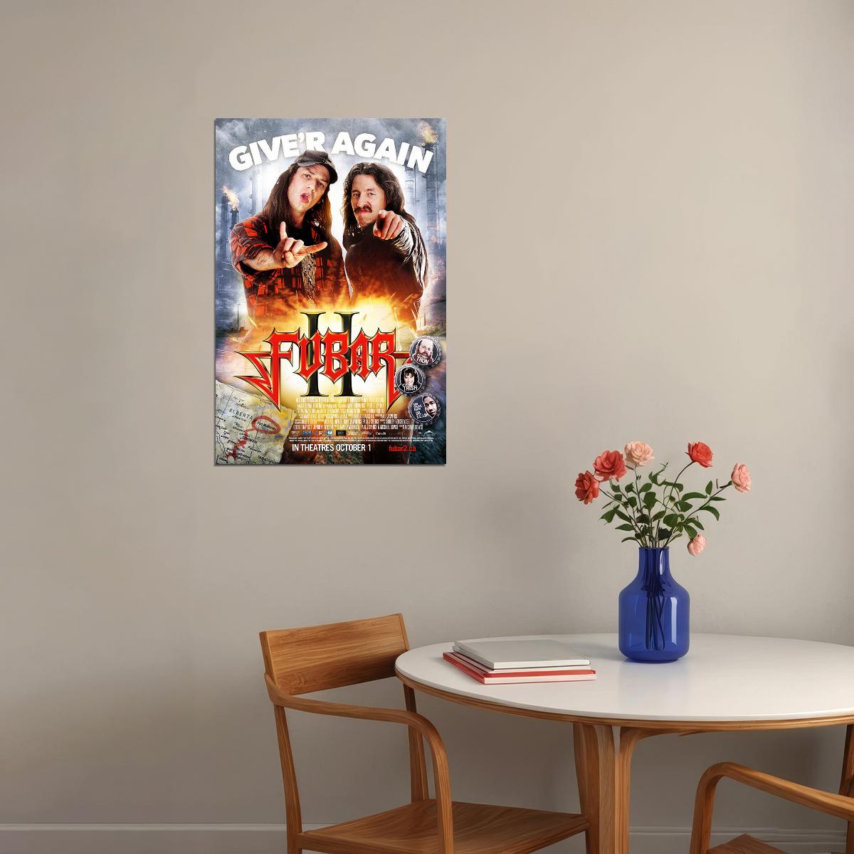 Fubar 2 Comedy Cinema Movie Film Television Poster Wall Art Print Home Wall Decor - xonomax