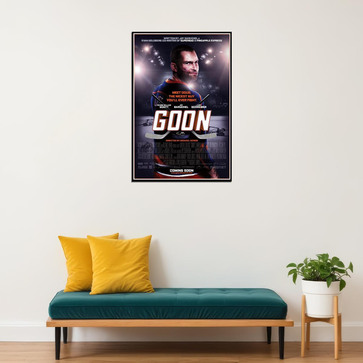 Goon 2011 Comedy Sports Drama Cinema Film Movie Poster Wall Art Print Home Wall Decor - xonomax