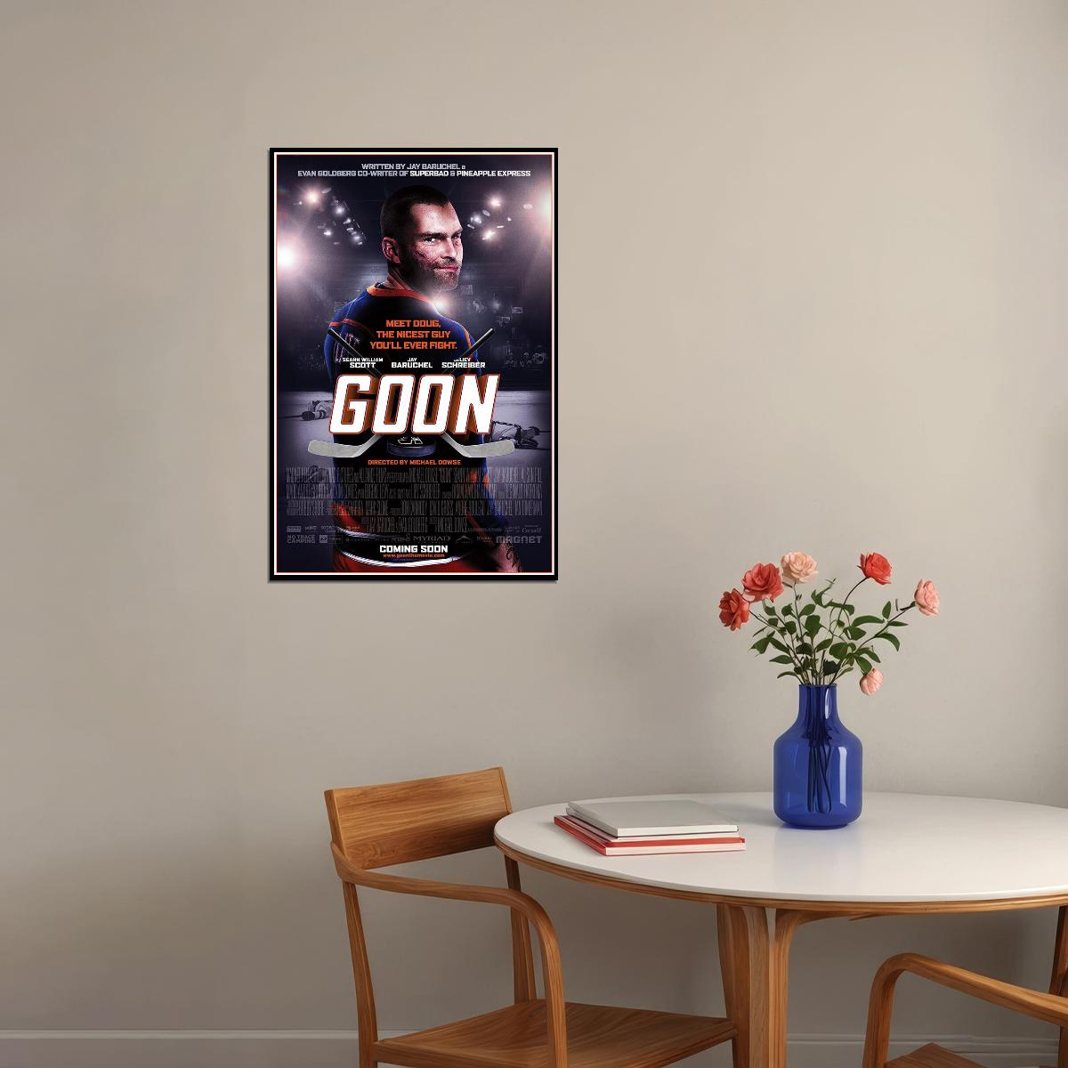 Goon 2011 Comedy Sports Drama Cinema Film Movie Poster Wall Art Print Home Wall Decor - xonomax