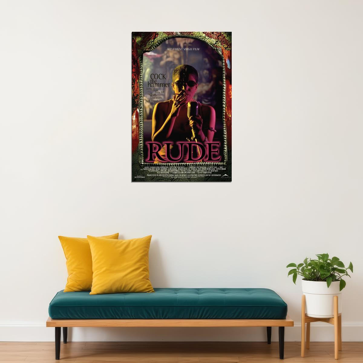 Rude Crime Drama Cinema Film Movie Television Gift Poster Wall Art Print Home Wall Decor - xonomax