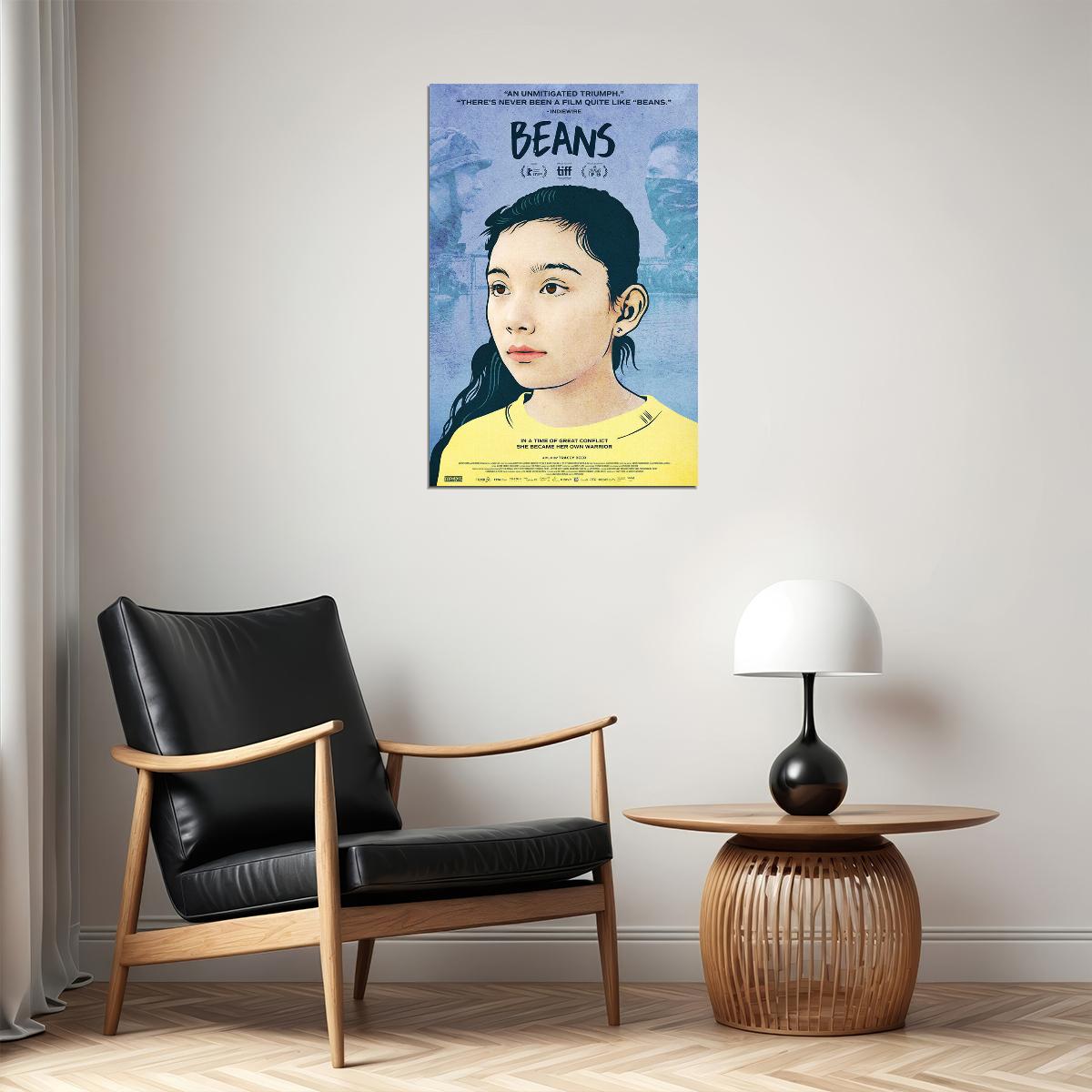Beans 2020 Drama Cinema Film Movie Actor Gift Poster Wall Art Print Home Wall Decor - xonomax