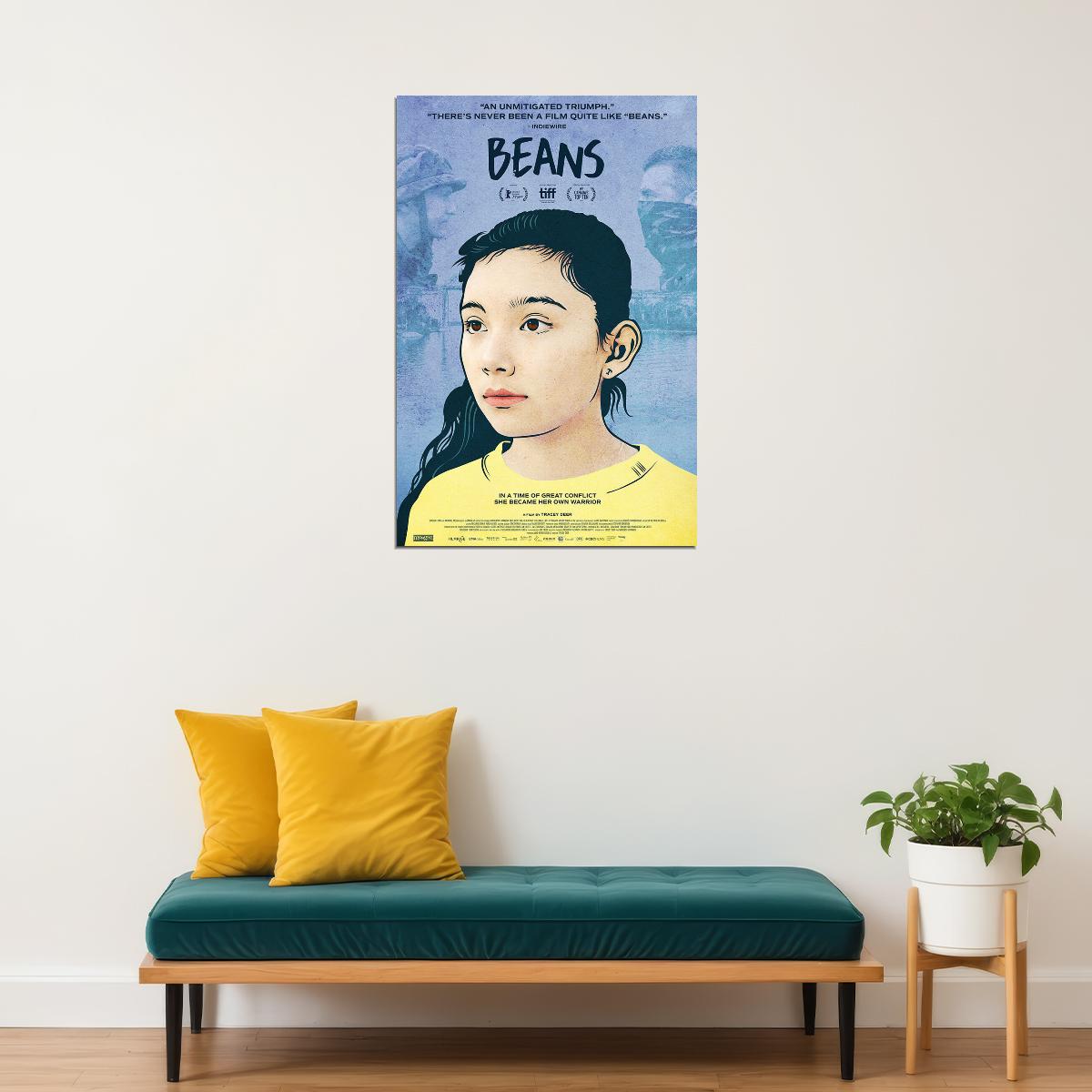 Beans 2020 Drama Cinema Film Movie Actor Gift Poster Wall Art Print Home Wall Decor - xonomax