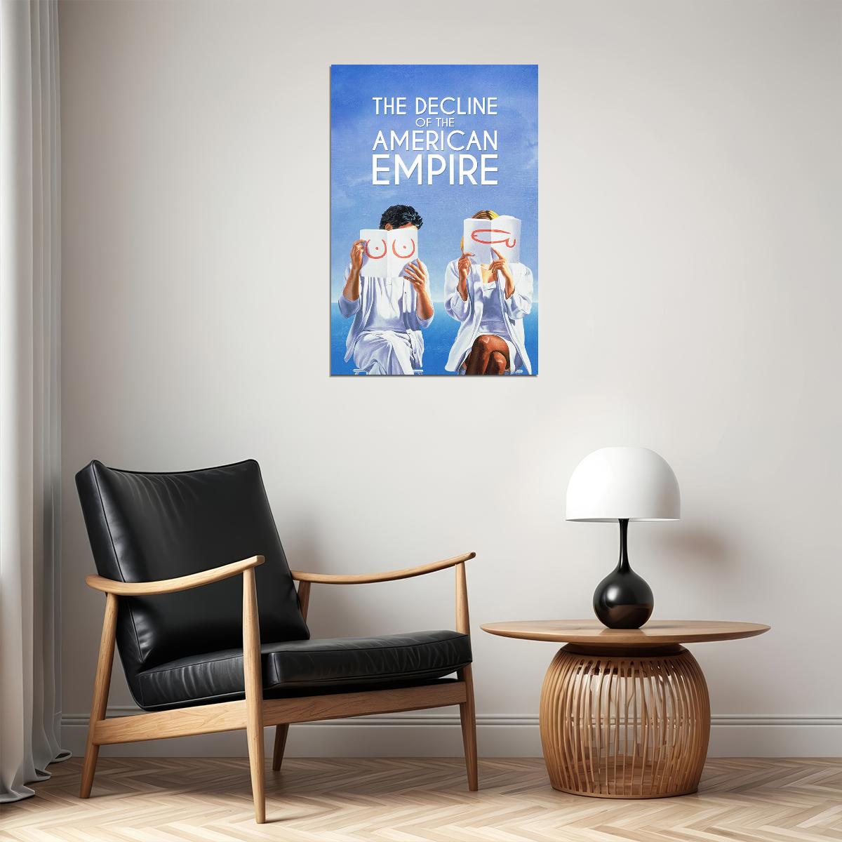 Le Declin De L'empire Americain Comedy Drama Movie Poster Wall Art Print Home Wall Decor - xonomax