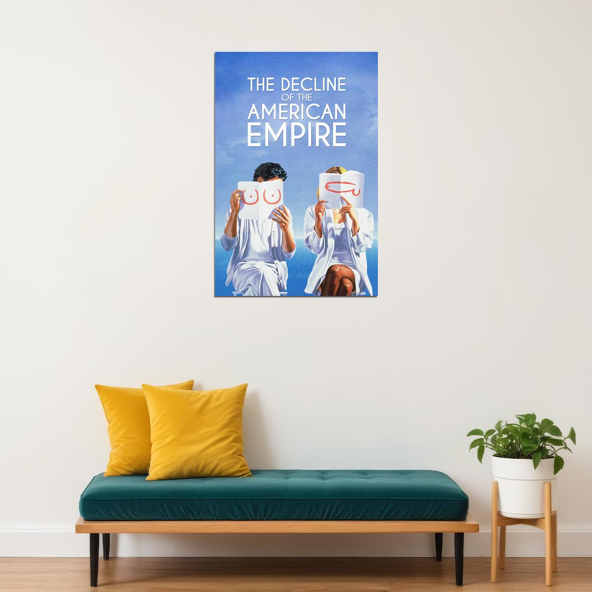 Le Declin De L'empire Americain Comedy Drama Movie Poster Wall Art Print Home Wall Decor - xonomax