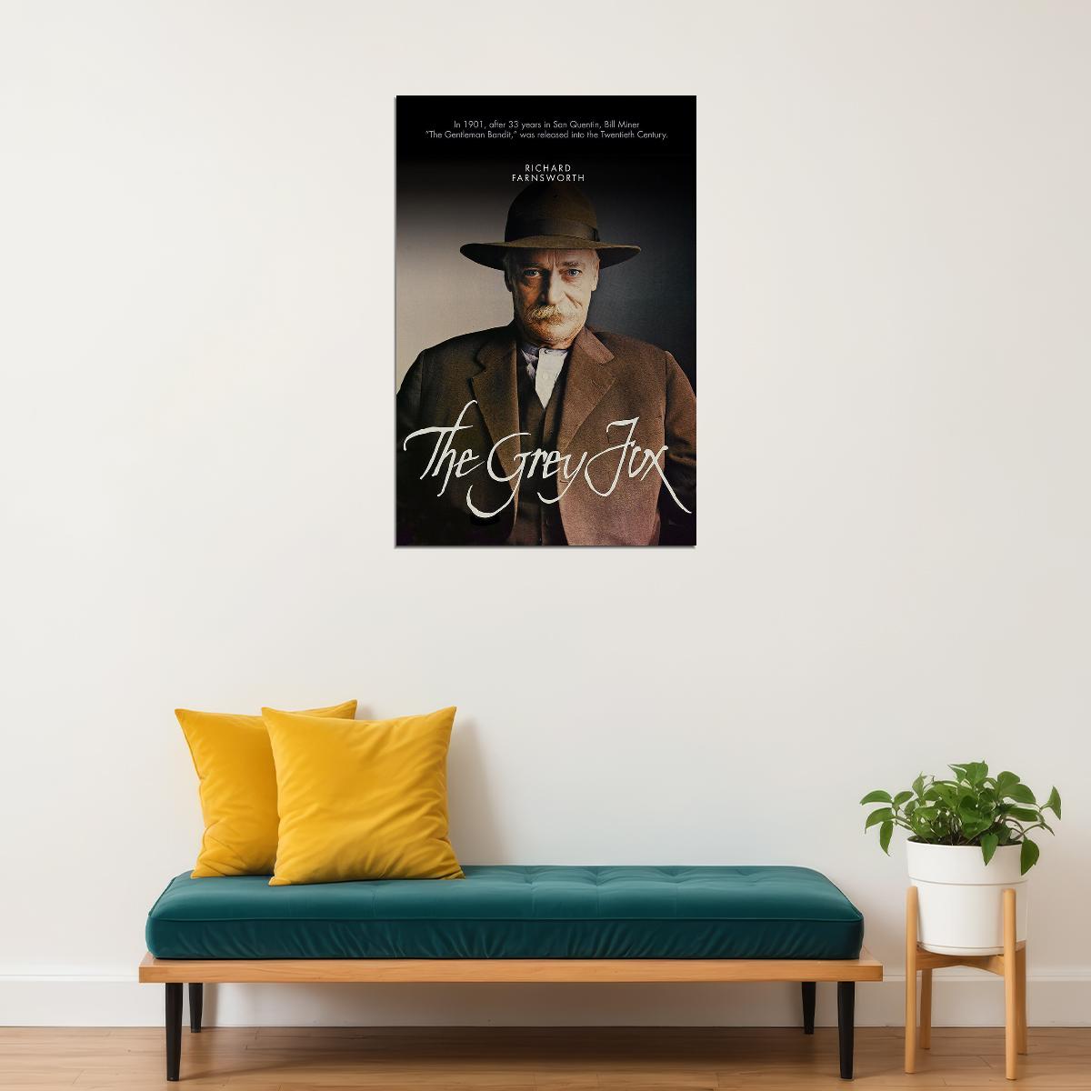 The Grey Fox Biography History Drama Romance Movie Poster Wall Art Print Home Wall Decor - xonomax