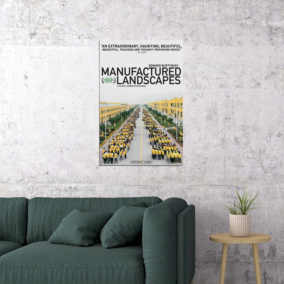 Manufactured Landscapes Documentary Cinema Film Movie Poster Wall Art Print Home Wall Decor - xonomax