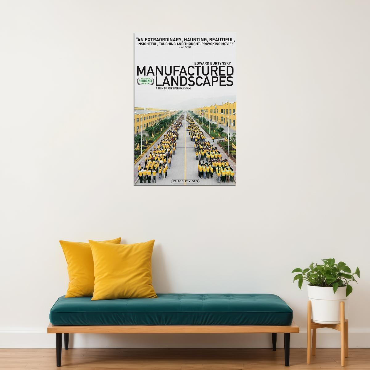 Manufactured Landscapes Documentary Cinema Film Movie Poster Wall Art Print Home Wall Decor - xonomax