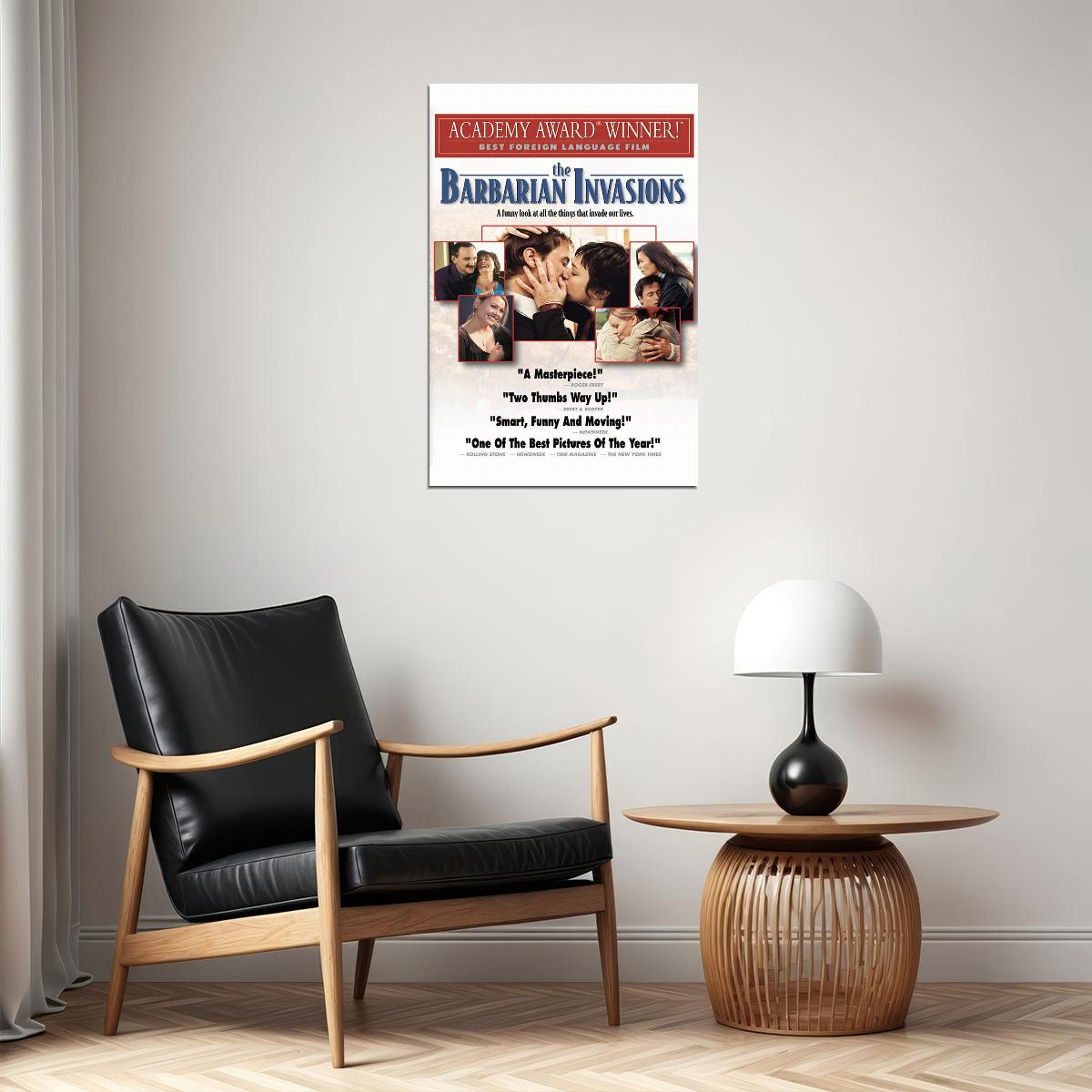 The Barbarian Invasions Comedy Drama Crime Cinema Film Poster Wall Art Print Home Wall Decor - xonomax