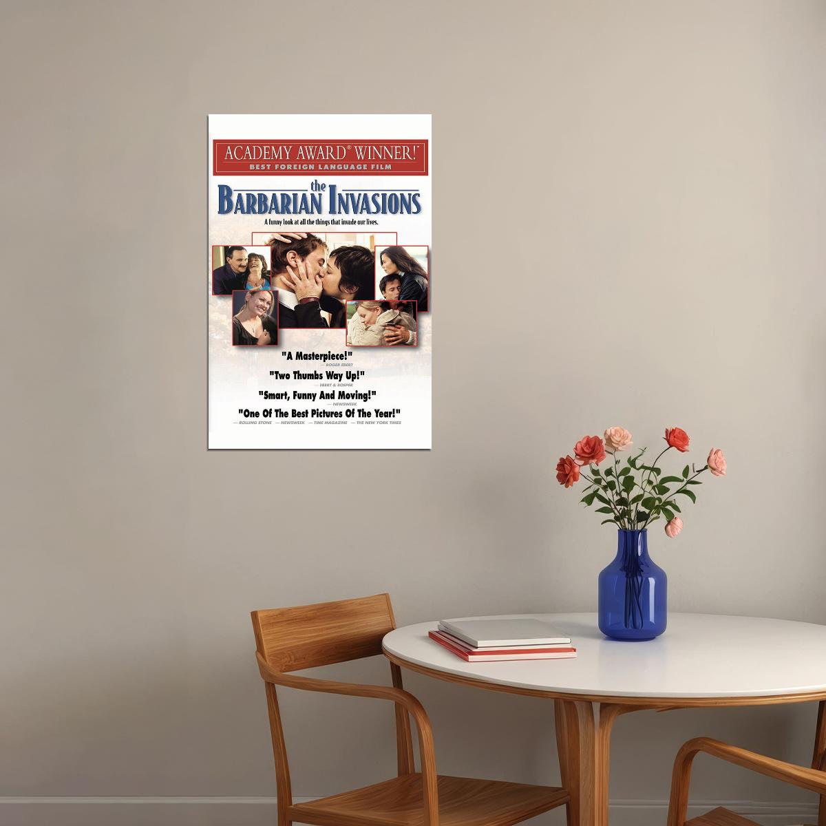 The Barbarian Invasions Comedy Drama Crime Cinema Film Poster Wall Art Print Home Wall Decor - xonomax