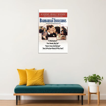 The Barbarian Invasions Comedy Drama Crime Cinema Film Poster Wall Art Print Home Wall Decor - xonomax