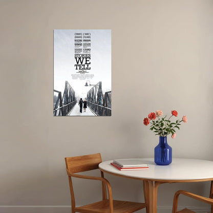 Stories We Tell Documentary Cinema Film Movie Poster Wall Art Print Home Wall Decor - xonomax