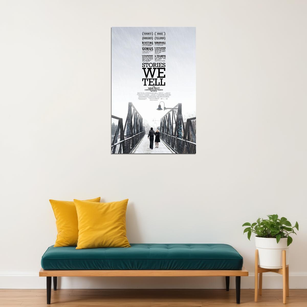 Stories We Tell Documentary Cinema Film Movie Poster Wall Art Print Home Wall Decor - xonomax