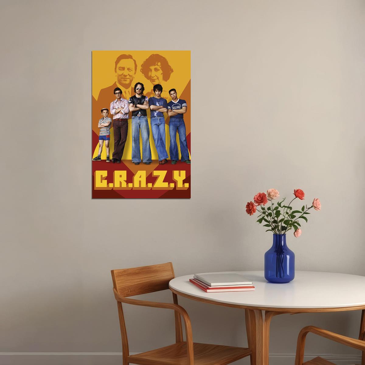C.r.a.z.y. 2005 Comedy Drama Cinema Film Movie Poster Wall Art Print Home Wall Decor - xonomax
