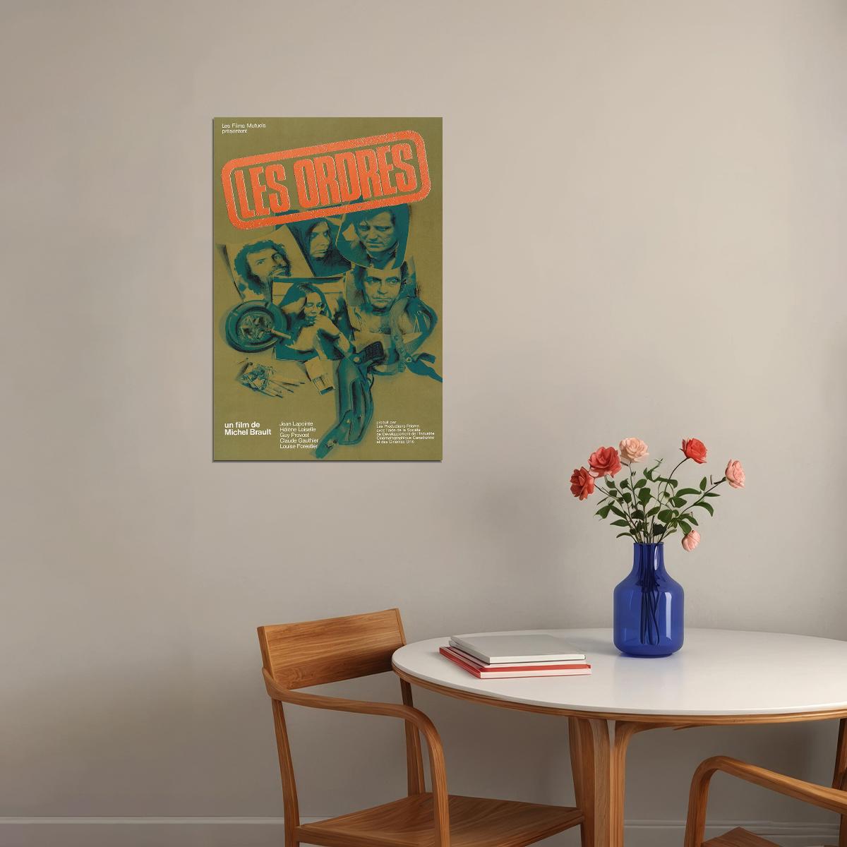 Les Ordres Drama History Cinema Film Movie Gift Poster Wall Art Print Home Wall Decor - xonomax