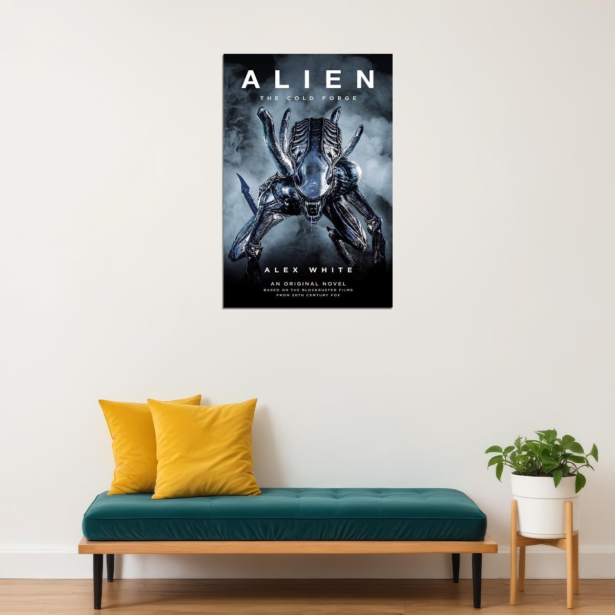 Alien The Cold Forge Science Fiction Books Alex White Poster Wall Art Print Home Wall Decor - xonomax