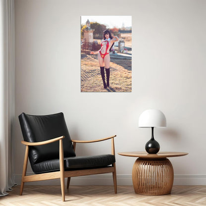 Vampirella Cosplay Hot Woman Model Beautiful Girl Poster Wall Art Print Home Wall Decor - xonomax