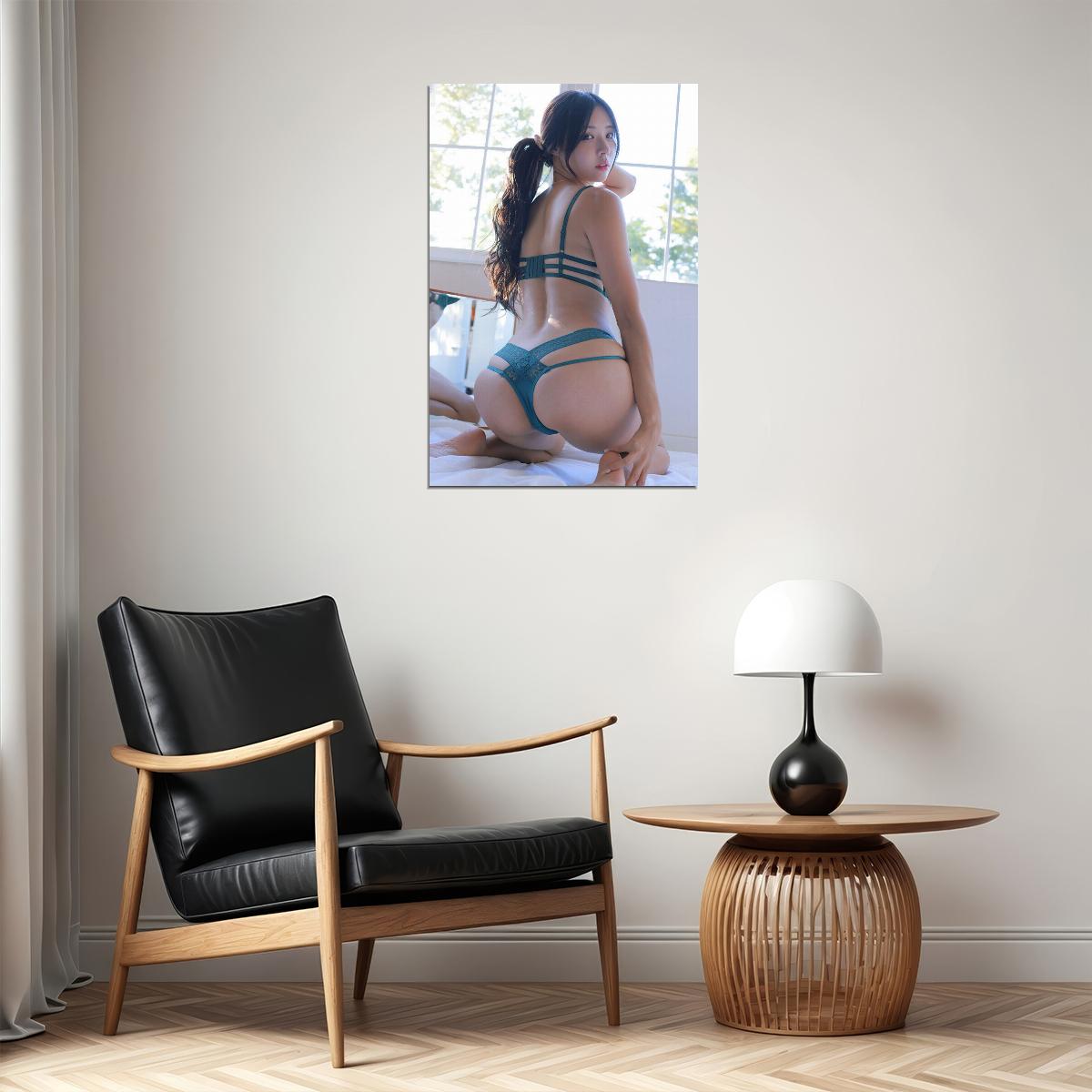 Asian Model Beautiful Girl Fashion Woman Model Poster Wall Art Print Home Wall Decor - xonomax