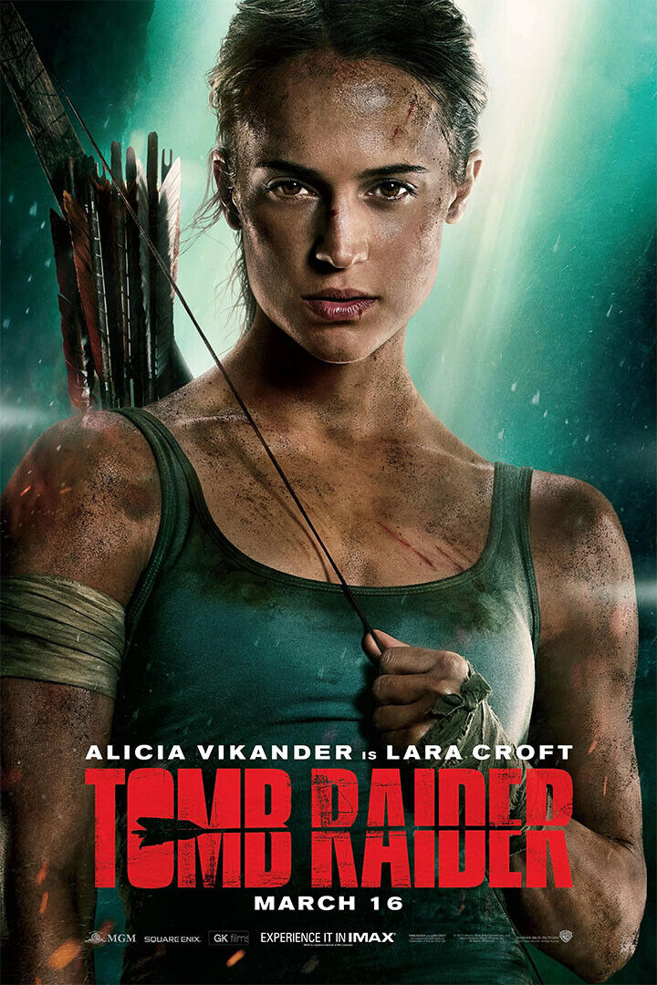 Tomb Raider Action Adventure Movie 2018 Cinema Movie Poster Wall Art Print Home Wall Decor - xonomax