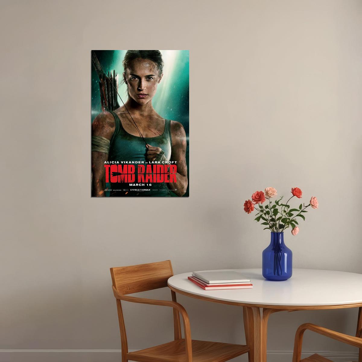 Tomb Raider Action Adventure Movie 2018 Cinema Movie Poster Wall Art Print Home Wall Decor - xonomax