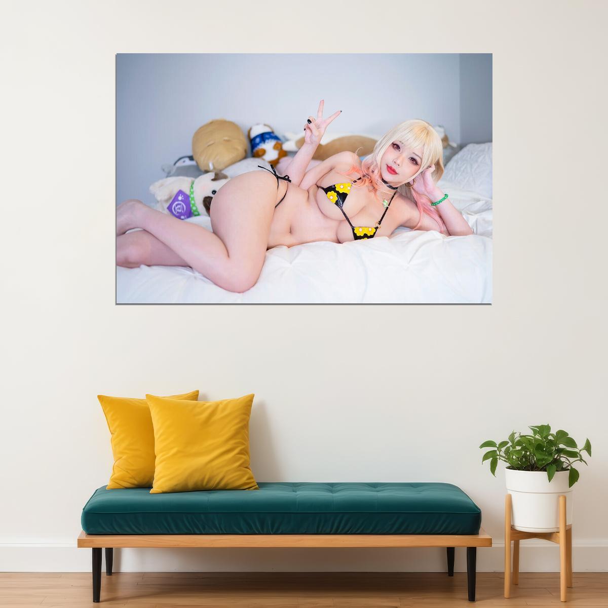 Bikini Model Woman Cute Asian Hot Girl Poster Wall Art Print Home Wall Decor - xonomax