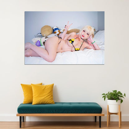 Bikini Model Woman Cute Asian Hot Girl Poster Wall Art Print Home Wall Decor - xonomax