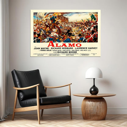 The Alamo 1960 Action History War Cinema Film Movie Poster Wall Art Print Home Wall Decor - xonomax