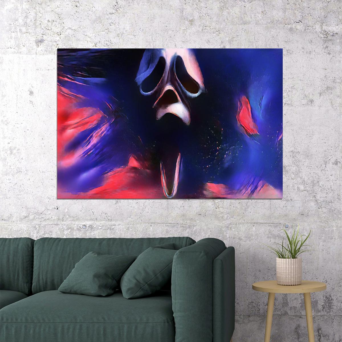 Scream Horror Thriller Movie Cinema Film Gift Poster Wall Art Print Home Wall Decor