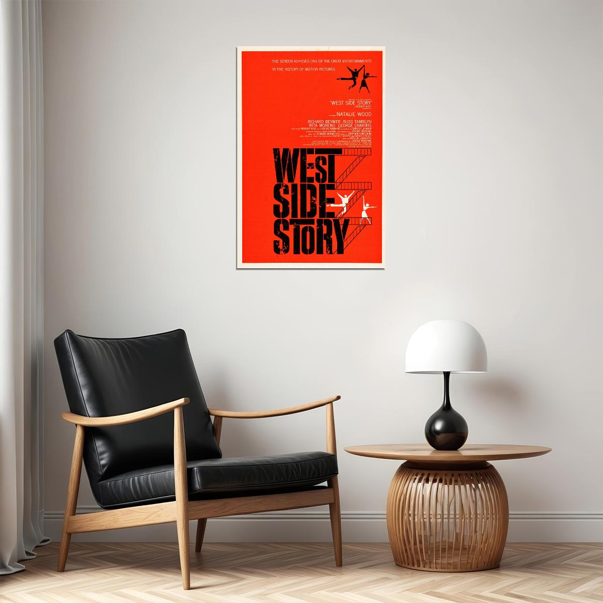 West Side Story Crime Drama Musical Cinema Film Movie Poster Wall Art Print Home Wall Decor - xonomax