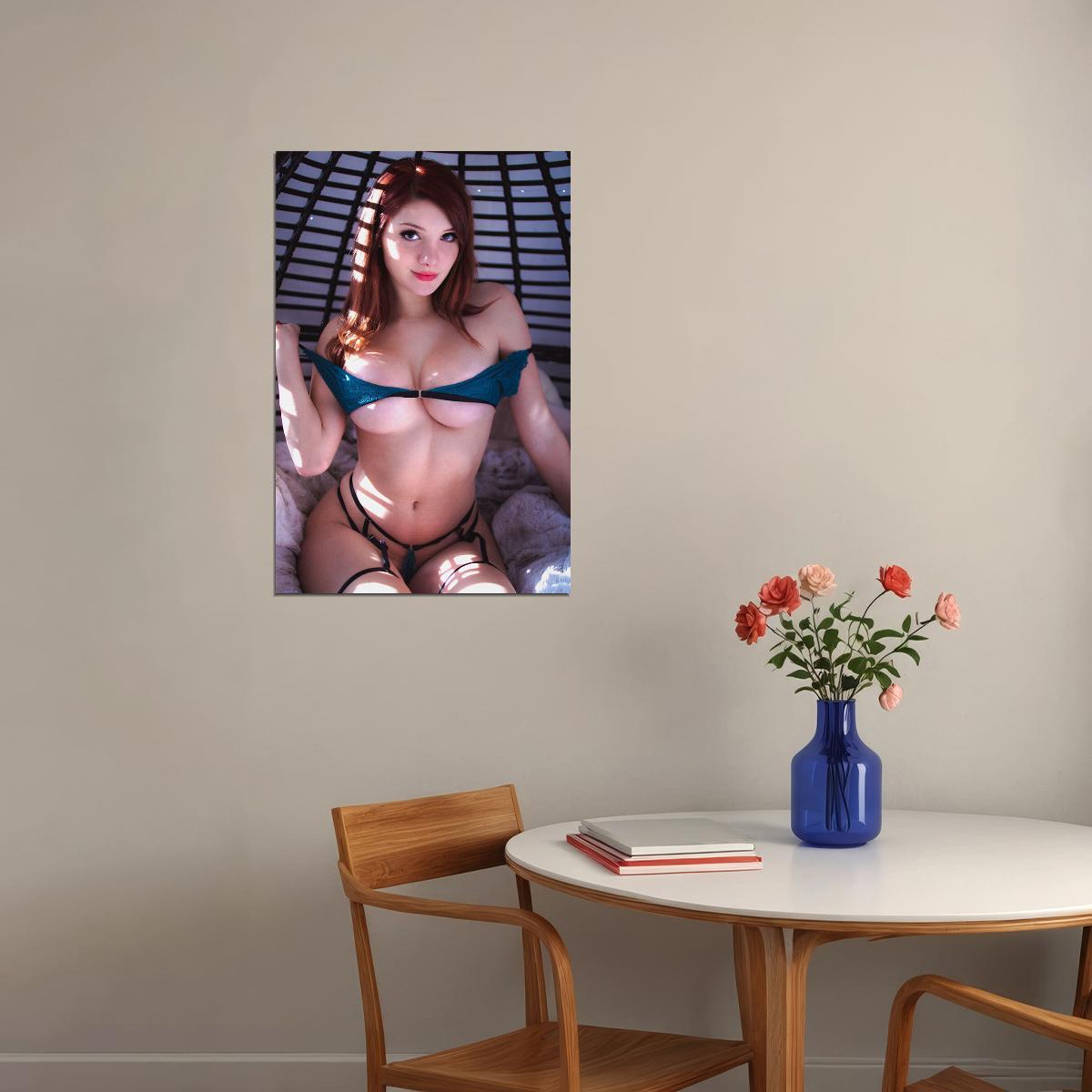 Sweet Bikini Girl Beautiful Woman Hot Model Gift Poster Wall Art Print Home Wall Decor - xonomax