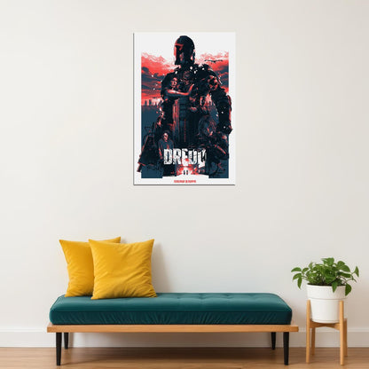 Dredd Crime Action Science Fiction Cinema Movie Poster Wall Art Print Home Wall Decor - xonomax