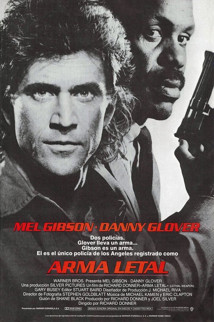 Lethal Weapon Action Thriller Cinema Film Movie Poster Wall Art Print Home Wall Decor - xonomax