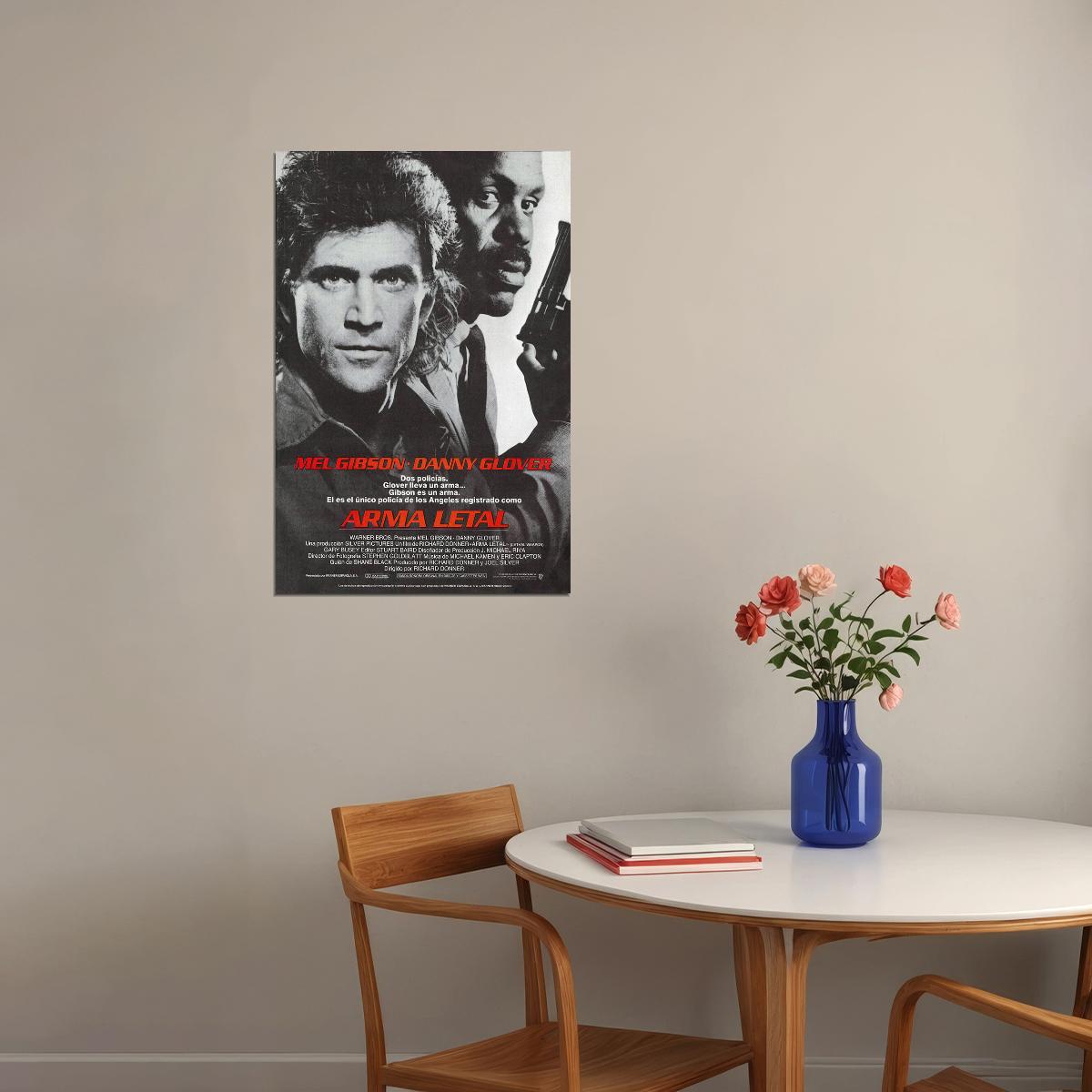 Lethal Weapon Action Thriller Cinema Film Movie Poster Wall Art Print Home Wall Decor - xonomax