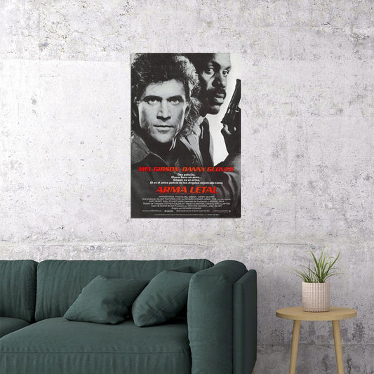 Lethal Weapon Action Thriller Cinema Film Movie Poster Wall Art Print Home Wall Decor - xonomax