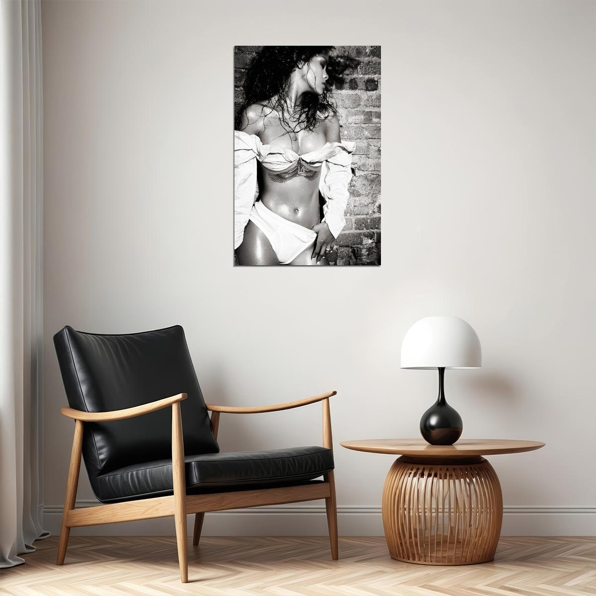 Rihanna Celebrity Barbadian Singer Actor Sexy Girl Poster Wall Art Print Home Wall Decor