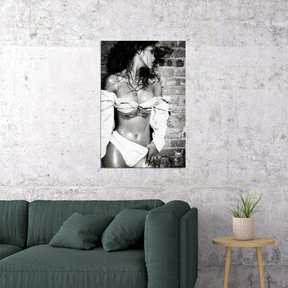 Rihanna Celebrity Barbadian Singer Actor Sexy Girl Poster Wall Art Print Home Wall Decor